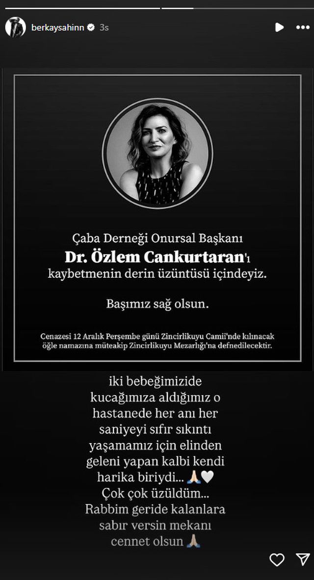 ÇABA Derneği'nin Eski Başkanı Dr. Özlem Cankurtaran Hayatını Kaybetti