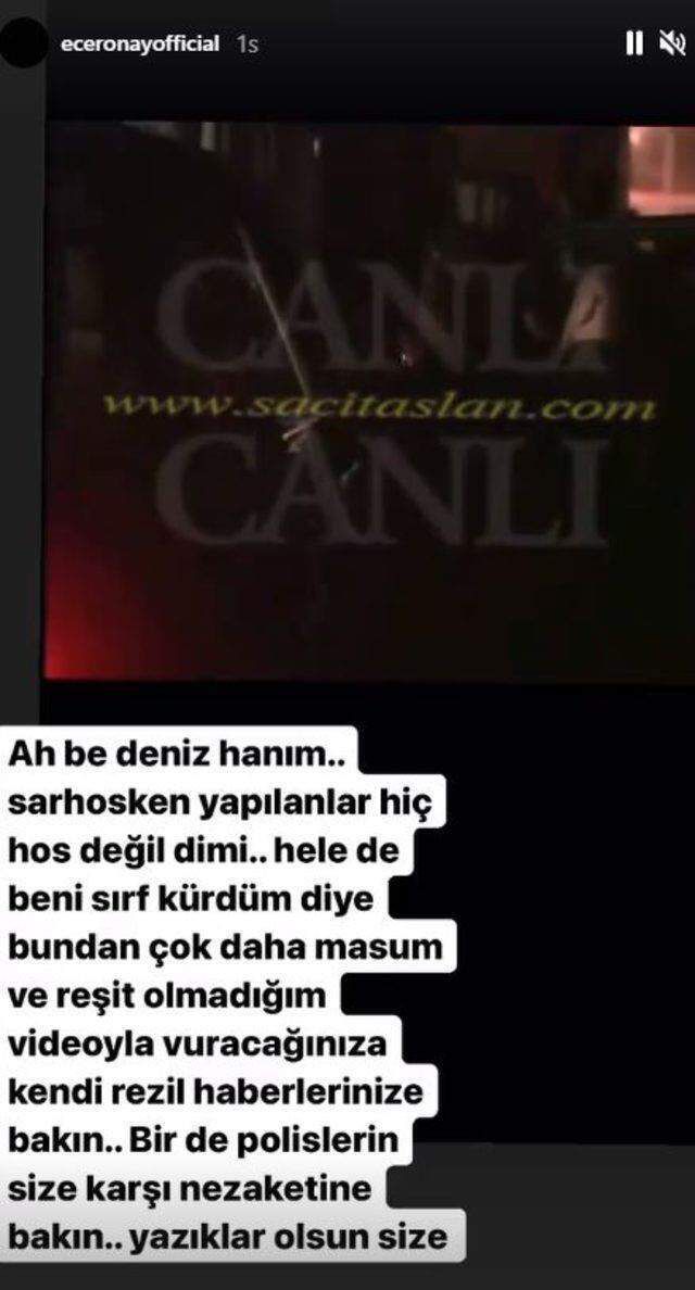 Erbil'in mesajlarını ifşa eden Ece Ronay, Deniz Akkaya'nın cinsel içerikli video imasına adeta ateş püskürdü