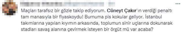 Galatasaray taraftarına öfke nöbetleri geçirten an! Cüneyt Çakır'a benzeri görülmemiş tepki var