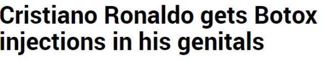 Yok artık Ronaldo! Süper yıldızın cinsel organını büyüttürmesi hayranlarında deprem etkisi yarattı