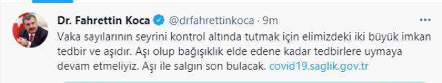 Son Dakika: Türkiye'de 12 Ağustos günü koronavirüs nedeniyle 138 kişi vefat etti, 22 bin 261 yeni vaka tespit edildi