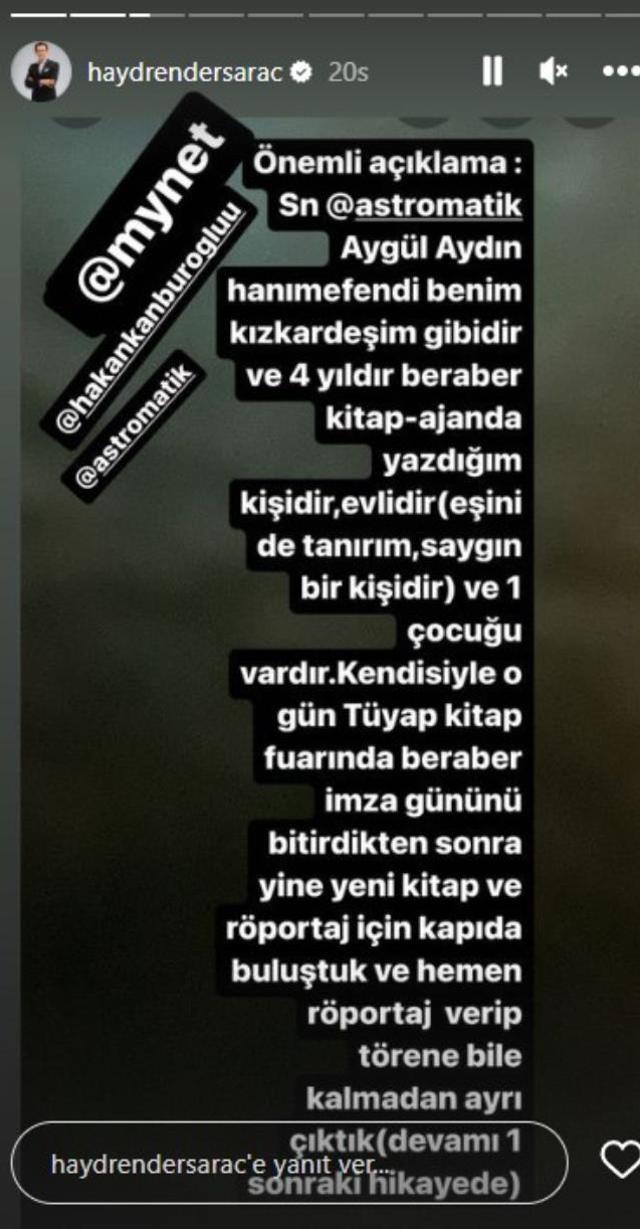 Ödül törenine başka bir kadınla katıldığı için eşini sinirlendiren Ender Saraç, yasak aşk iddiasını yalanladı