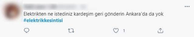 Türkiye'nin birçok ilinde elektrik kesintisi yaşandığı iddiası sosyal medyada gündem oldu