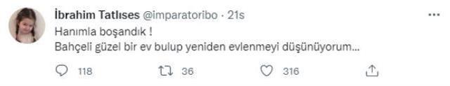 'Hanımla boşandık' deyip kafa karıştıran İbrahim Tatlıses, evliliğe yeşil ışık yaktı