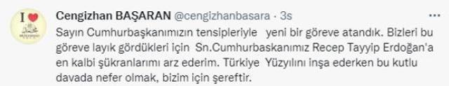Cumhurbaşkanı Danışmanlığına Orhan Karakurt ve Cengizhan Başaran atandı