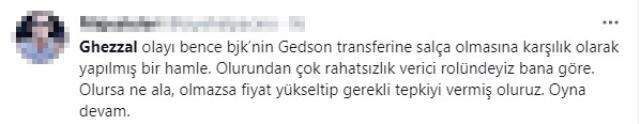 Galatasaray'dan Beşiktaş'a Gedson misillemesi! Ghezzal'le temasa geçen yönetime taraftardan destek yağdı
