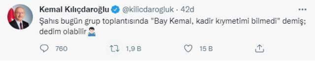 Kılıçdaroğlu'ndan helalleşme çağrısına tepki gösteren Cumhurbaşkanı Erdoğan'a Ebrar Karakurt'lu yanıt: Dedim olabilir
