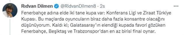 Fenerbahçe taraftarından büyük suçlama! Rıdvan Dilmen'in paylaşımlarına tepki yağıyor