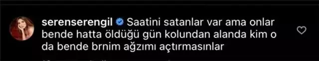 Ece Erken'in saat olayına Seren Serengil'de karıştı! O ismi işaret etti