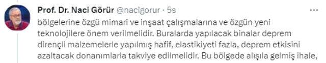 Naci Görür, deprem bölgesinde yapılaşmaya karşı uyardı: Bölge aktif fay sistemlerinin etkisinde