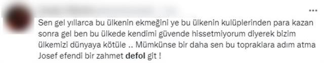 Josef de Souza'nın paylaşımındaki bir cümle ortalığı ayağa kaldırdı: Defol git