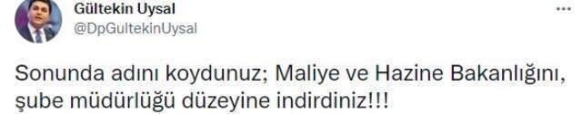 Nureddin Nebati'nin Hazine ve Maliye Bakanlığı olarak atanmasına ilk tepkiler