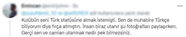 Galatasaray'ın 'Türk statüsüne geçirin' dediği Yusuf Demir, Türkiye'ye rakip olunca fena dile düştü