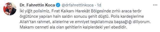 Son Dakika: Fırat Kalkanı Harekat Bölgesi'nden acı haber! PKK'nın füzeli saldırısında 2 Özel Harekat Polisi şehit oldu