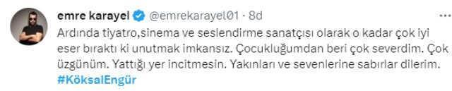 Usta sanatçı Köksal Engür'ün ölümü sanat dünyasını yasa boğdu