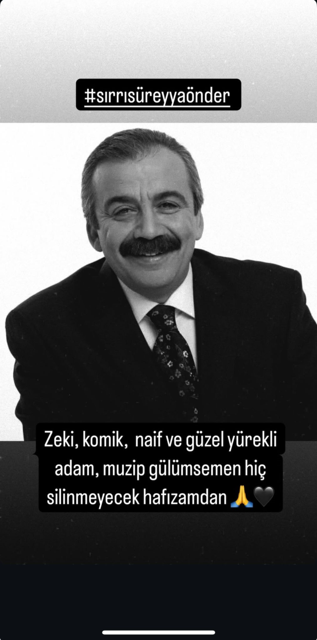 Sırrı Süreyya Önder'in vefatı sonrası ünlülerden peş peşe taziye mesajları