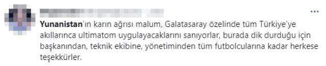 Yunanistan'ın skandal tavrı karşısında ezeli rakipler tek yürek oldu! Taraftarlardan destek yağdı