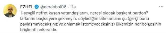 'Kürdistan'ın başkenti Ankara'dır' sözünden dolayı tepki çeken Ezhel'den açıklama: Laflarımı başka yere çekmeyin