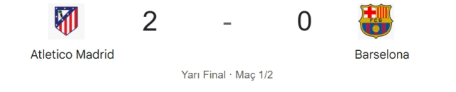 Atletico Madrid Barcelona maç özeti ve golleri! (ÖZET) Atletico Madrid Barcelona kaç kaç bitti, golleri kim attı?