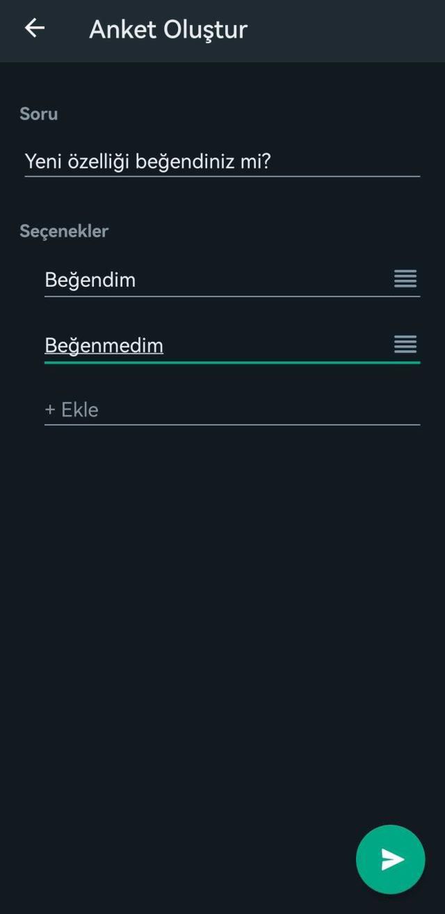 Whatsapp'ta anket nasıl yapılır? WP'de anket nasıl yapılır? Whatsapp'ta anket oluşturma!