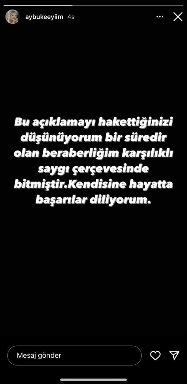 Kısmetse Olur Aybüke Tolga ayrıldı mı, neden ayrıldı? Aybüke Çangal Tolga Kandemir ayrılık sebebi ne?