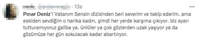 Aynı anda birçok projede rol alan Pınar Deniz, sosyal medyada alay konusu oldu: Buzdolabından da çıkabilir