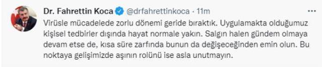 Son Dakika: Türkiye'de 31 Ocak günü koronavirüs nedeniyle 182 kişi vefat etti, 93 bin 261 yeni vaka tespit edildi
