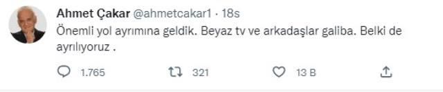 Ahmet Çakar Beyaz TV'den Beyaz Futbol'dan ayrılıyor mu? Ahmet Çakar Beyaz Futbol'dan ayrılacak mı?