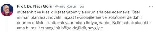 Naci Görür, deprem bölgesinde yapılaşmaya karşı uyardı: Bölge aktif fay sistemlerinin etkisinde