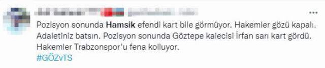 Göztepe maçında Hamsik'ten olay hareket! Hakemin kart tercihi gündeme oturdu