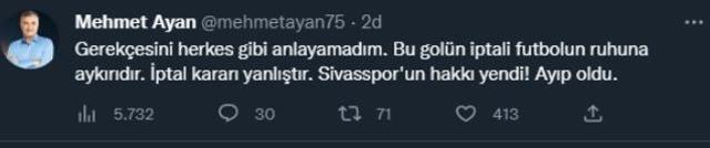 Galatasaraylılar bile anlamadı! Sivasspor'un iptal edilen golü kıyameti kopardı
