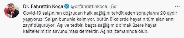 Son Dakika: Türkiye'de 22 Kasım günü koronavirüs nedeniyle 193 kişi vefat etti, 24 bin 856 yeni vaka tespit edildi