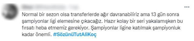 Galatasaray'ın transferleri sonrası Fenerbahçe taraftarı ayaklandı! Ali Koç'u açık açık uyardılar