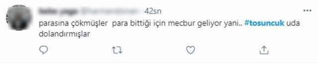 Tosuncuk teslim oldu sosyal medya yıkıldı! Herkes teslim olma nedenini parasının bitmesine bağlıyor