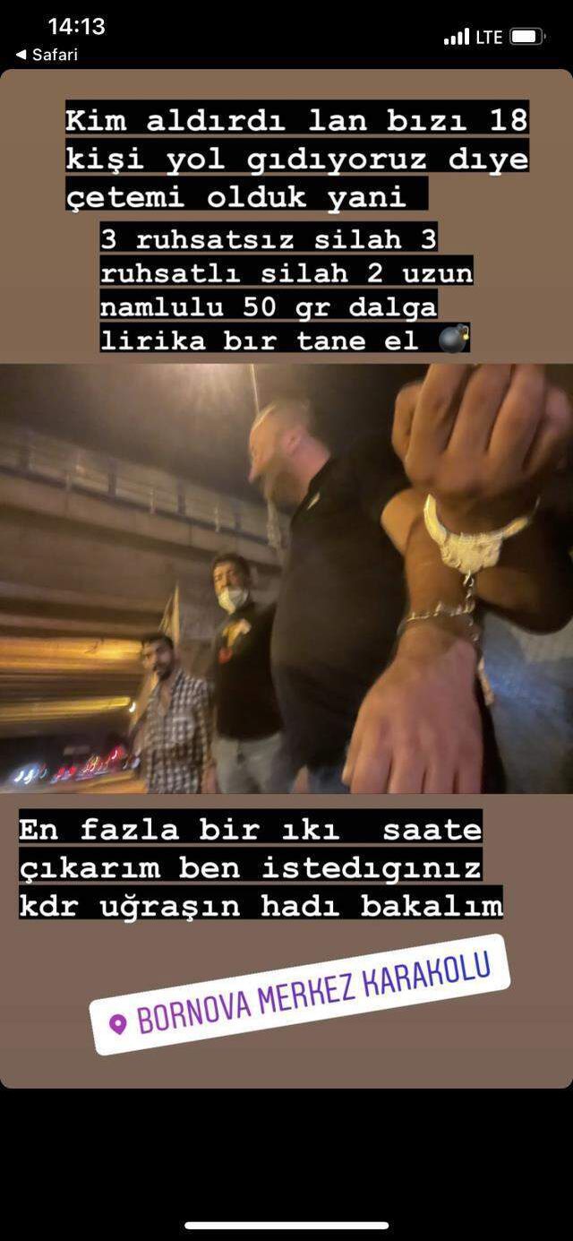 Polisleri tehdit eden şahıs tutuklandı