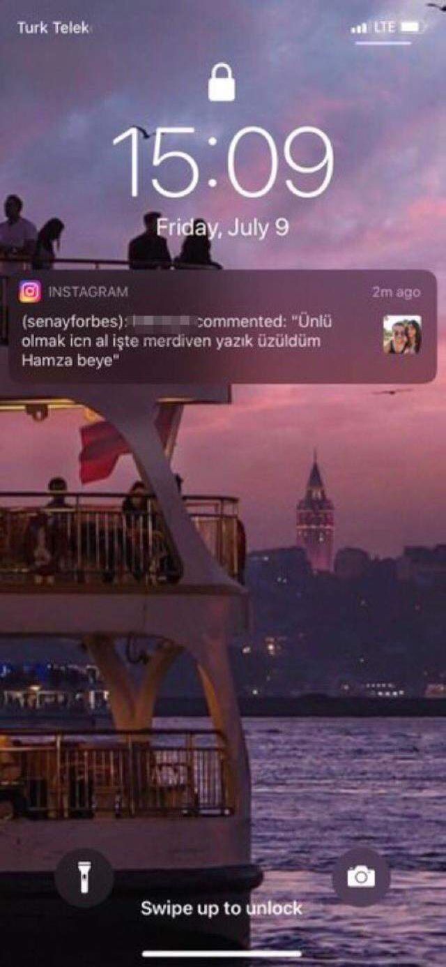 Camdaki Kız'ın Tako'su Hamza Yazıcı, sevgilisine atılan çirkin mesajları ifşa etti