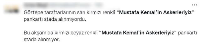İzmir'deki milli maç öncesi ortalığı ayağa kaldıran iddia! Atatürk pankartı stada alınmadı