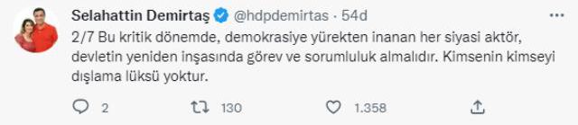 Seçimler yaklaşırken Selahattin Demirtaş'tan muhalefete çağrı: Artık kısır tartışmalara son verme zamanı