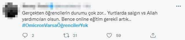 Vakalar 35 binin üzerine çıktı, öğrenciler sosyal medya üzerinden isyan etti: Yüz yüze eğitime ara verilsin
