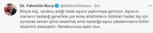 Son Dakika: Türkiye'de 17 Ocak günü koronavirüs nedeniyle 162 kişi vefat etti, 64 bin 935 yeni vaka tespit edildi
