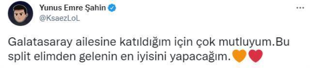 Galatasaray Espor yeni transferini duyurdu