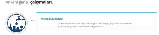ASKİ Ankara su kesintisi: 4-5 Nisan Ankara su kesintisi listesi!