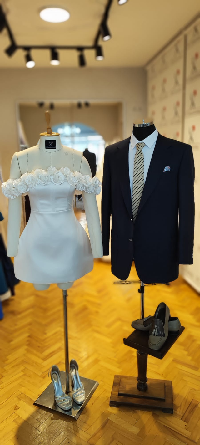 Moda dünyasında devrim: Gelinlik ve damatlık aynı çatı altında hayat buluyor