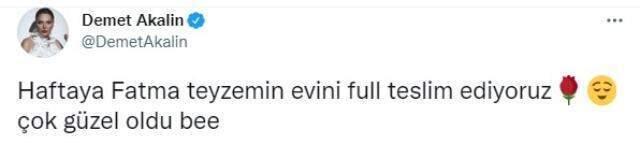 Demet Akalın Fatma teyze için kolları sıvamıştı! Müjdeyi verdi