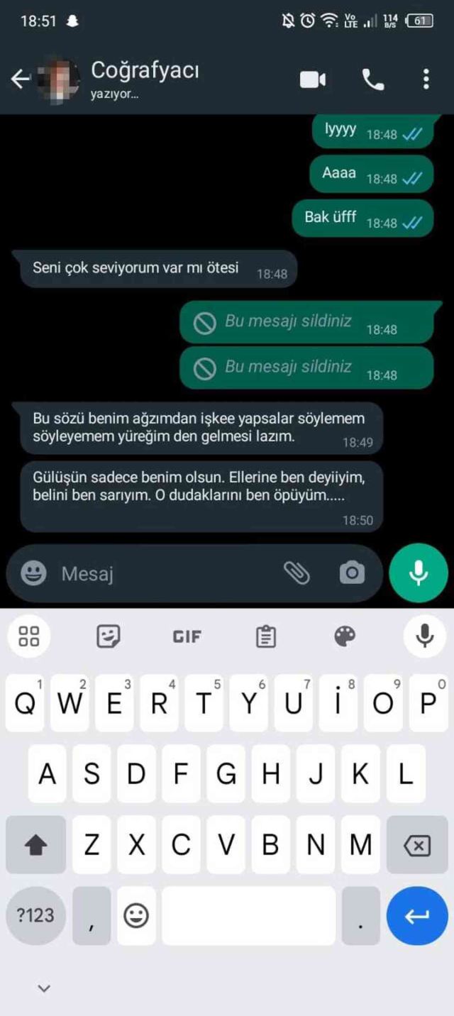 14 yaşındaki öğrencisini taciz eden öğretmen, cezaevini boyladı: Hoca lafını kaldırsak mı?