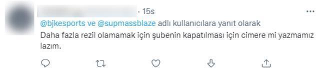 Taraftar küplere bindi! Beşiktaş Espor derbi sonrası bir mağlubiyet daha aldı