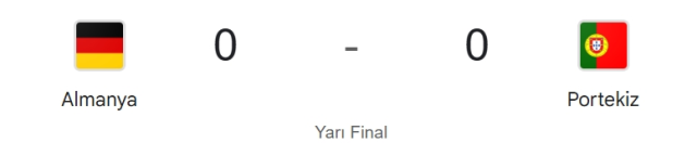 Almanya Portekiz maçı kaç kaç, bitti mi? MAÇ SONUCU! Almanya Portekiz golleri kim attı, canlı maç anlatımı!