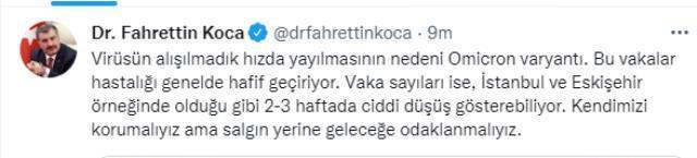 Son Dakika: Türkiye'de 3 Şubat günü koronavirüs nedeniyle 233 kişi vefat etti, 107 bin 530 yeni vaka tespit edildi