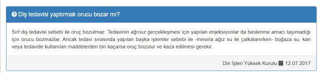 Dolgu yaptırmak orucu bozar mı?