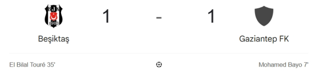Beşiktaş Gaziantep FK maç özeti ve golleri! (ÖZET) Beşiktaş Gaziantep FK kaç kaç bitti, golleri kim attı?